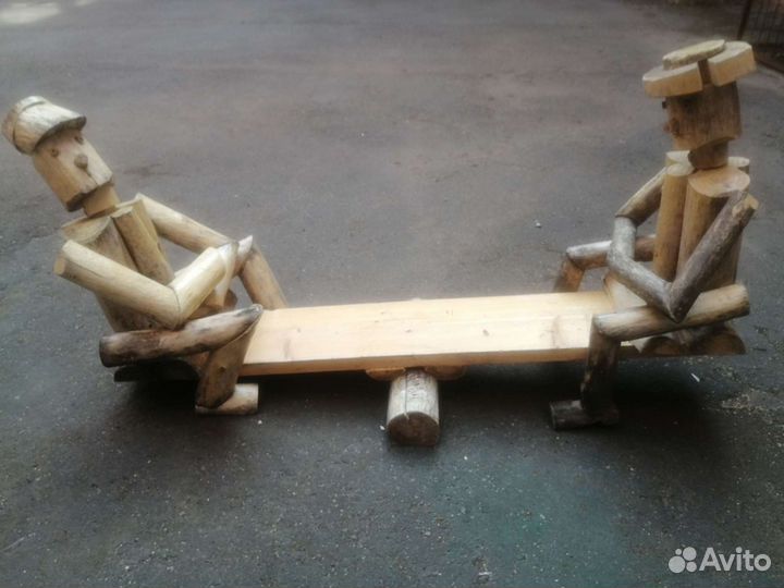 Оформление из дерева терр дет садов или шк