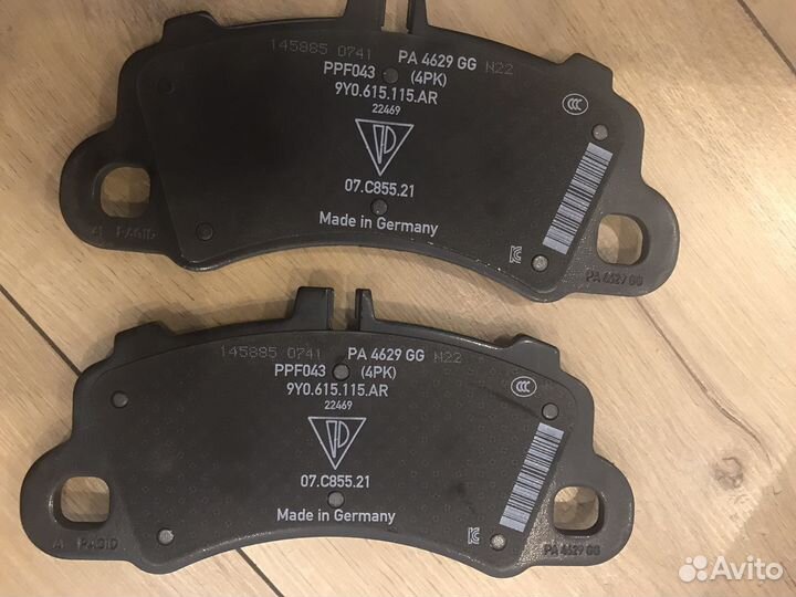 Комплект колодок на Porsche Cayenne