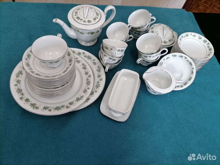 Раритет Япония 60х, сервиз столовый