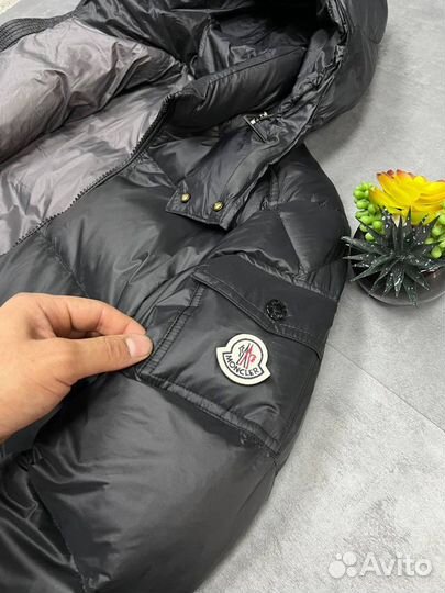 Парка пуховик Moncler удлиненная