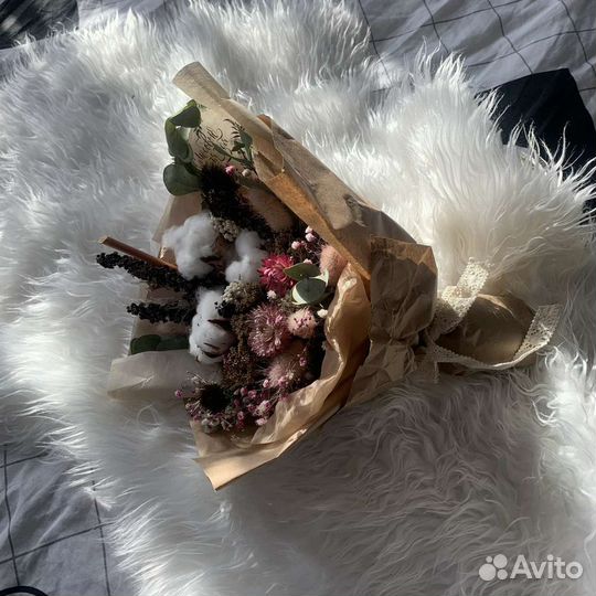 Букеты из сухоцветов