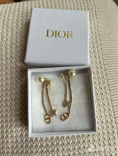 Серьги christian dior оригинал