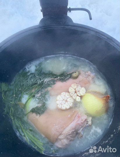 Казан чугунный узбекский