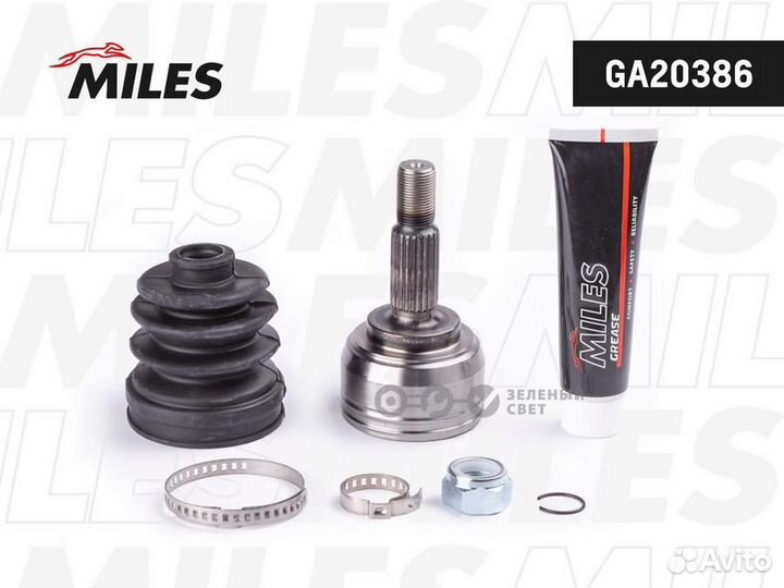 Miles GA20386 шрус наружный renault logan NEW 23/2