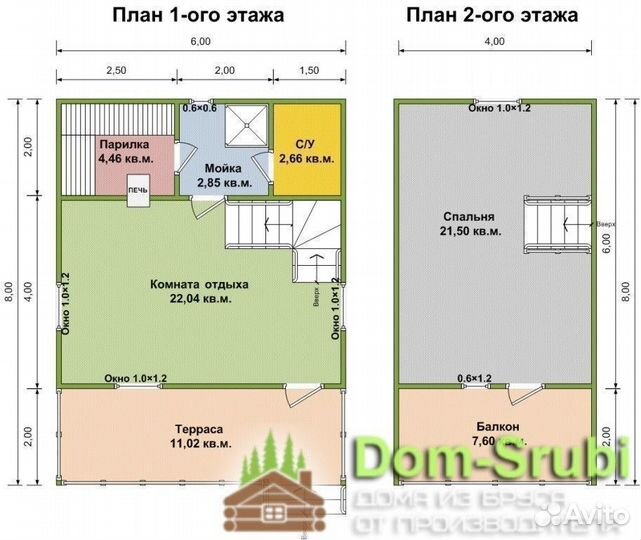 Болохово-Хорошая надёжная Баня из бруса Б-25 (6х8)