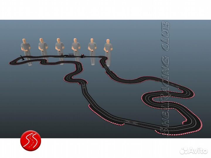 Автотрек Carrera в проекции автодрома Monaco