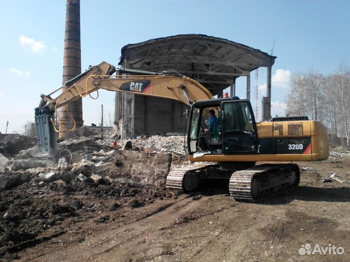 Гидромолот для экскаватора CAT 320