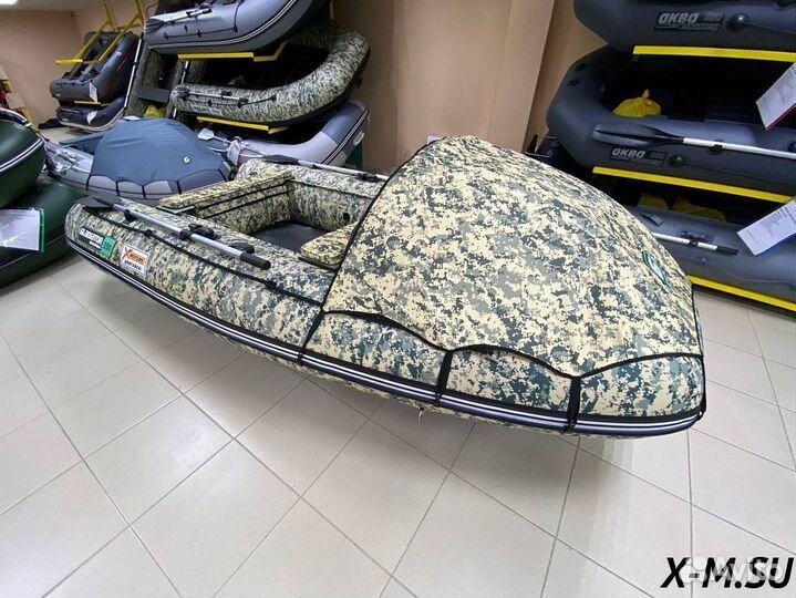 Лодка gladiator E350(X-motors edition,камуфляж)