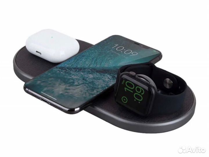 Зарядная станция беспроводная Qi uniq 30W