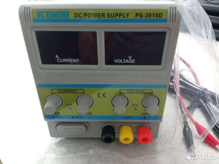 Лабораторный блок питания element 3010d 30v 10a