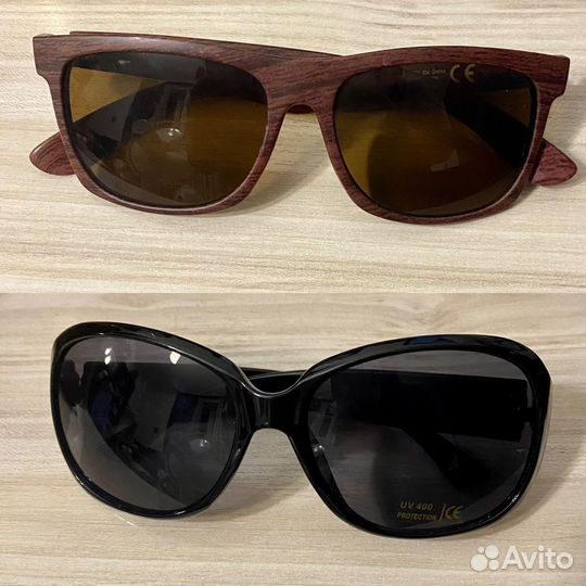 Солнцезащитные очки H&M и без бренда