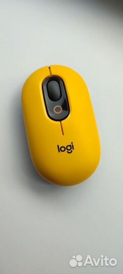 Беспроводная мышь Logitech Pop Mouse - Blast Yello