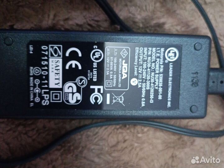Адаптер блок питания 12v