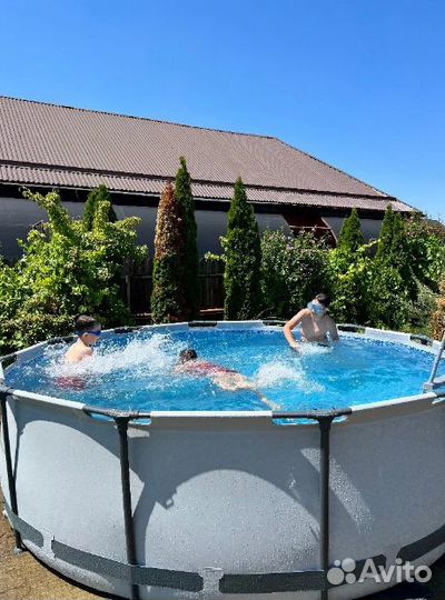 Каркасный Бассейн 366x100 + фильтр Новый