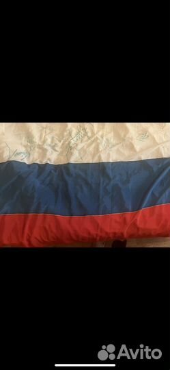 Флаг России с автографами Король и Шут и smokie