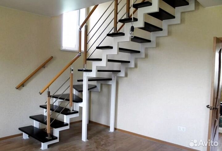 Забежная лестница с установкой