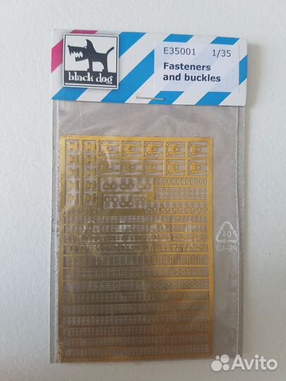 Black Dog E35001 Fasteners and buckles 1/35
