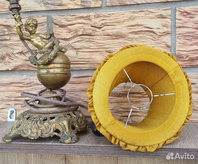 Лампа настольная Ангел бронза 1930 гг