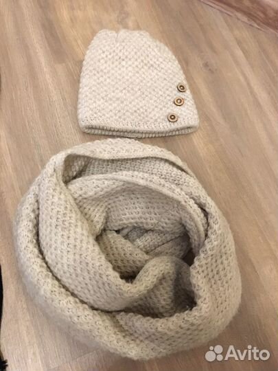 Снуд,шапки. Шерсть,кашемир,велюр.Нат.мех