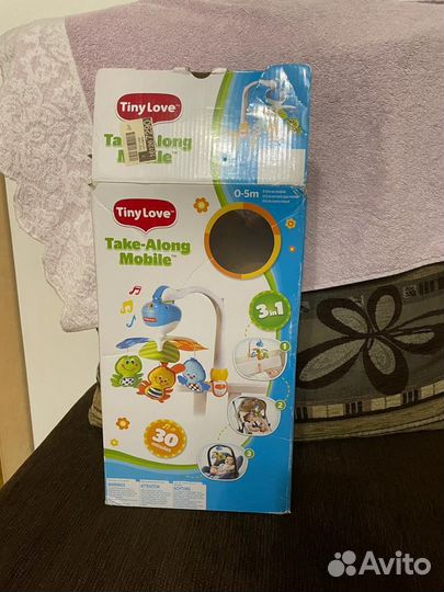 Мобиль на кроватку малышу tiny love
