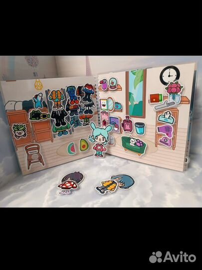 Тока Бока игра домик на липучках