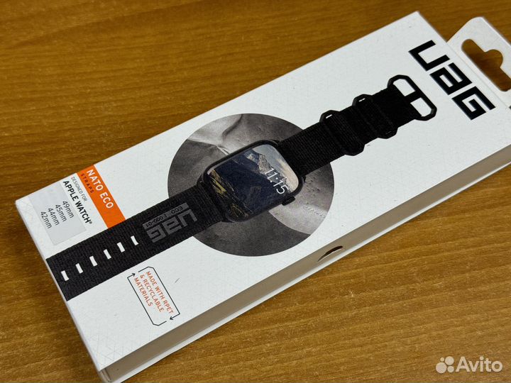 Ремешок нейлон UAG Eco Strap Apple Watch Black