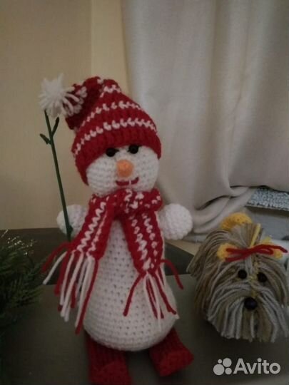 Интерьерные куклы вязаные