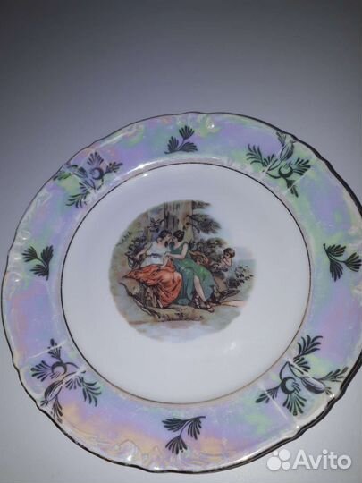 Германия гдр kahla тарелка 16см Мадонна сервиз