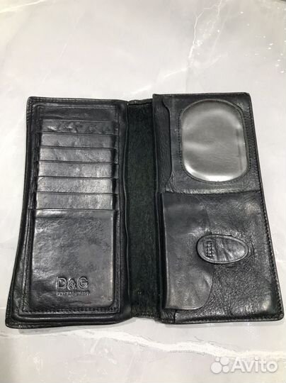 Мужское кожаное портмоне Dolce & Gabbana