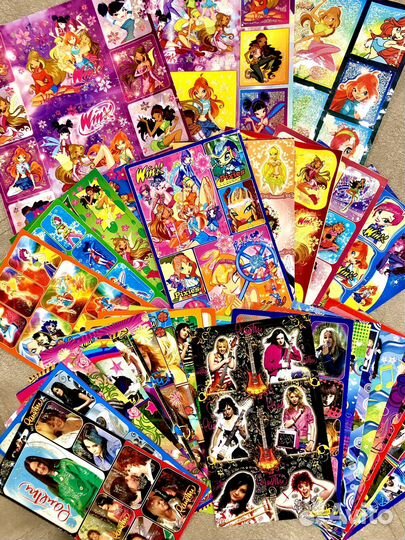 Наклейки Винкс, Ранетки и другие