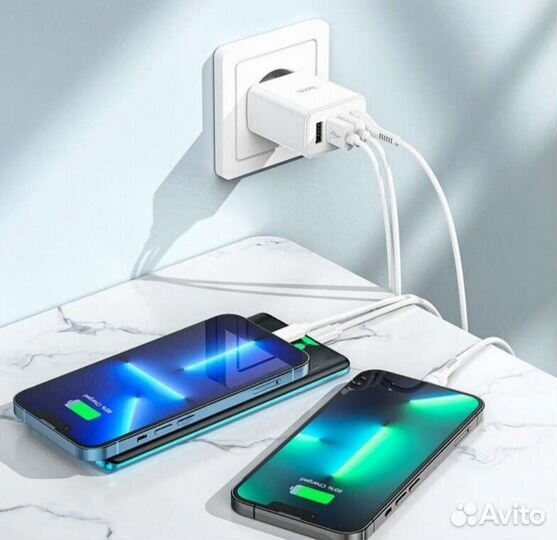 Зарядное устройство Hoco C102A, 4USB, 28.5W