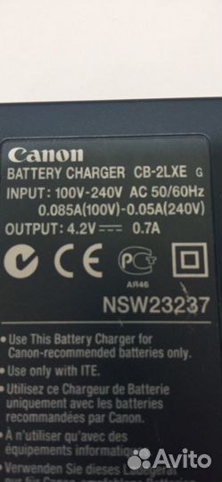 Зарядное устройство Canon