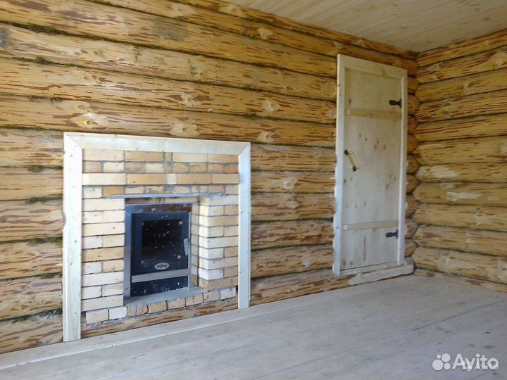 Срубы бань и домов