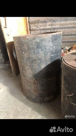 Печь для бани из трубы