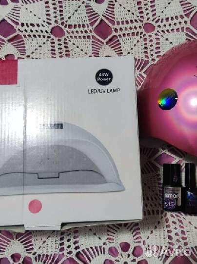 Уф/LED лампа для ногтей 48W