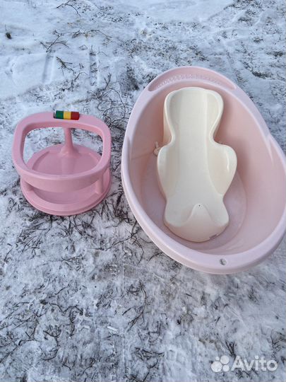 Ванночка для купания с горкой