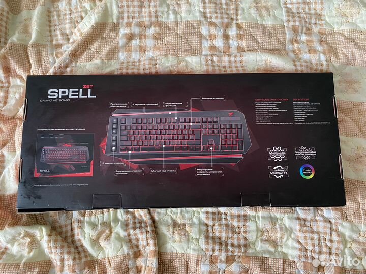 Игровая клавиатура Zet Spell