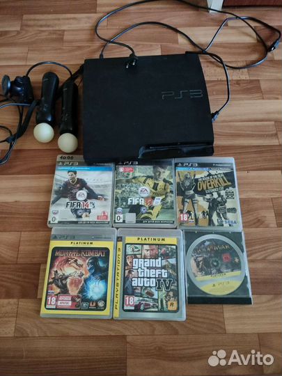 Игровая приставка ps3 slim