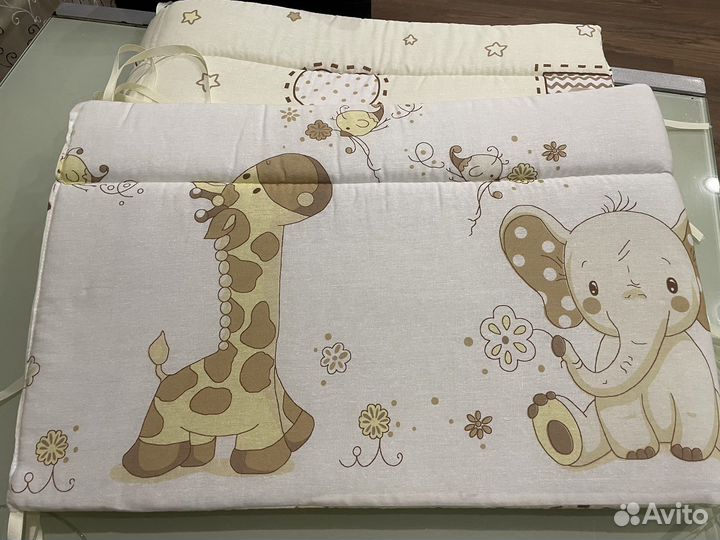 Бортики в детскую кроватку новые