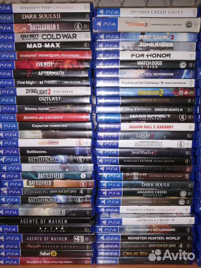 Диски игры для PS4