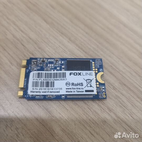 Ssd m2 32gb Foxline