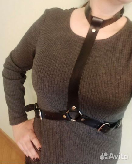 Портупея 56-58, натуральная кожа