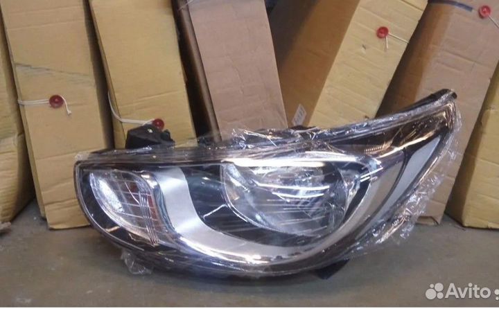 Фара левая правая Hyundai Solaris 2011-2017