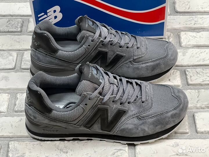 New balance 574 silver Бесплатная доставка