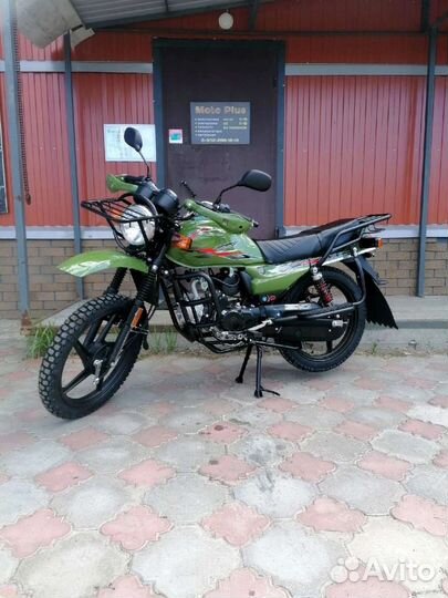 Мопед док. 49сс (110) Crosstrack (Лесник) зелёный