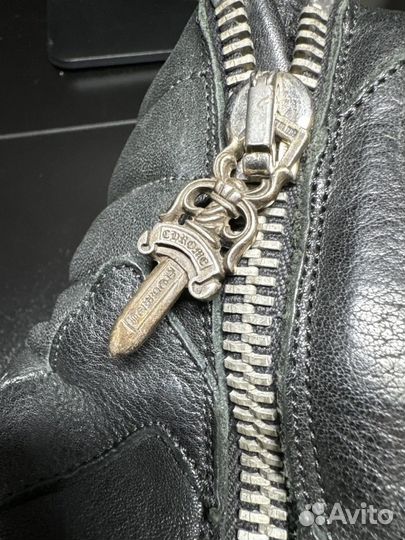 Кеды Rick Owens x Chrome Hearts geobasket