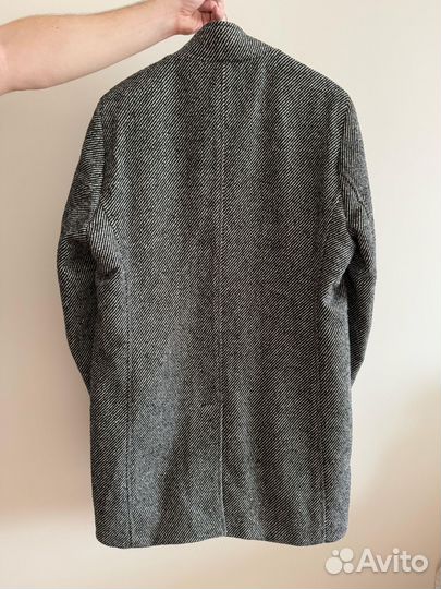 Zara Пальто мужское zara серое L