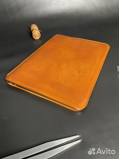 Чехол на Mac Air M1 ручной работы из нат кожа