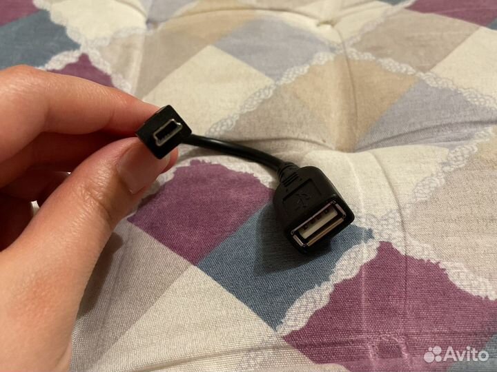 OTG кабель mini-usb - usb