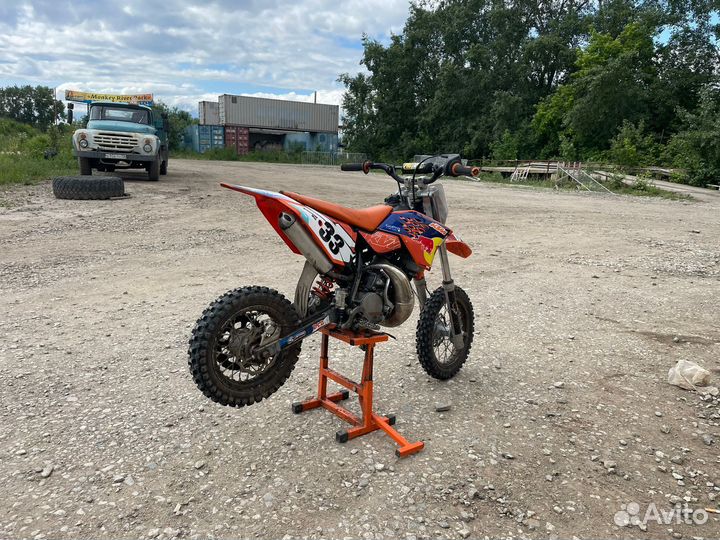 Детский кроссовый мотоцикл KTM 50SX